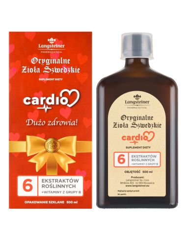 Langsteiner Oryginalne Zioła Szwedzkie Cardio,...