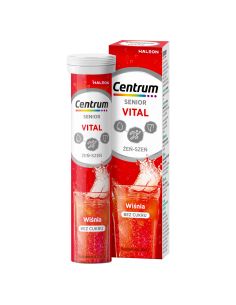 Centrum Vital Senior z żeń‑szeniem, smak wiśniowy, 20...