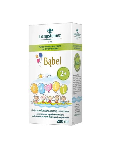 Bąbel, płyn do kąpieli na zatkany nosek dla dzieci, 200 ml