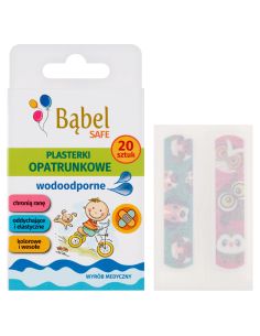 Langsteiner Bąbel plastry dla dzieci, wodoodporne, 20 sztuk