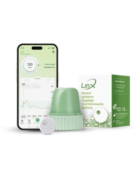 LinX CGM – sensor do monitorowania glikemii 1 sztuka