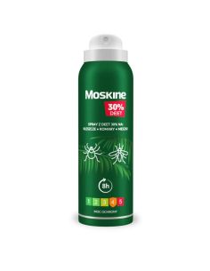 Moskine MAX spray,n/komary,kleszcze,mesz.30,(30%DEET),200ml