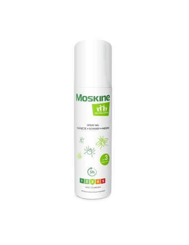 Moskine spray na komary, kleszcze, meszki dla...