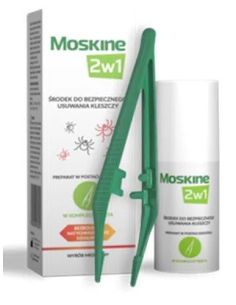 Moskine 2w1, środek do bezpiecznego usuwania kleszczy 1...