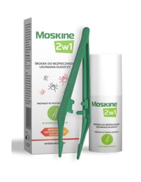 Moskine 2w1, środek do bezpiecznego usuwania kleszczy 1 sztuka