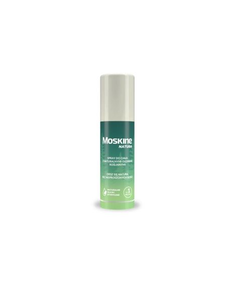 MOSKINE Natura Spray odstraszający komary, kleszcze i meszki z olejkami roślinnymi, 100 ml