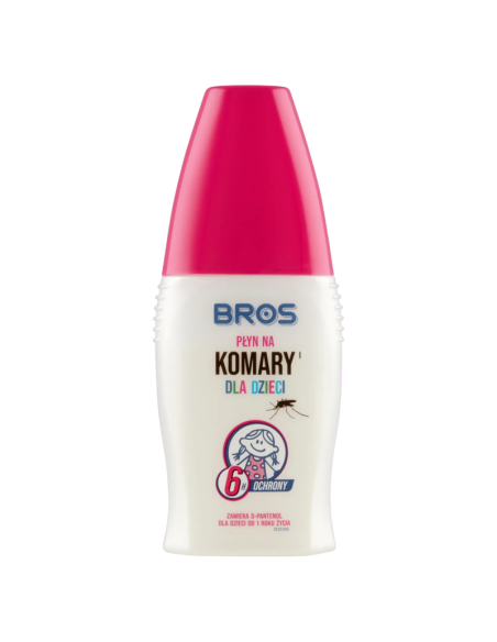 Bros, płyn na komary dla dzieci od 1 roku życia, 50 ml