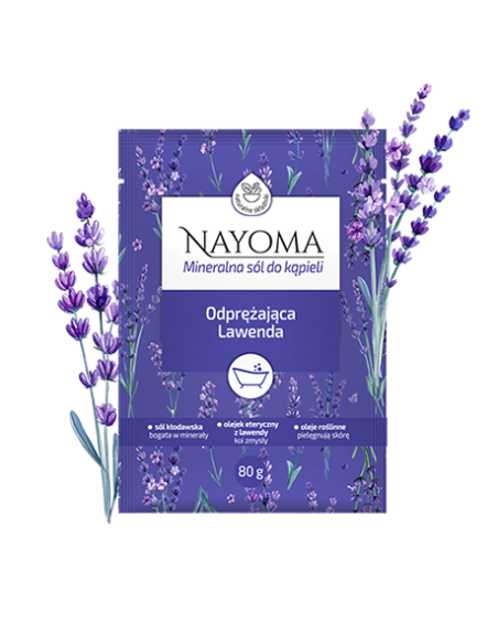 Nayoma sól do kąpieli Odprężająca Lawenda 80 g