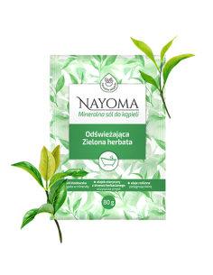 Nayoma sól do kąpieli Odświeżająca Zielona herbata 80 g