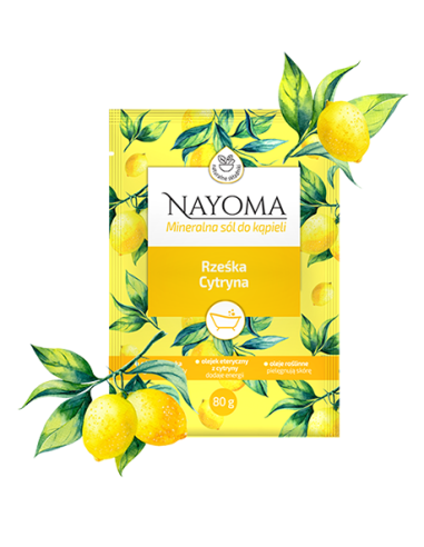 Nayoma sól do kąpieli Rześka Cytryna 80 g