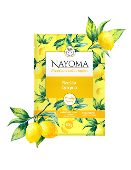 Nayoma sól do kąpieli Rześka Cytryna 80 g