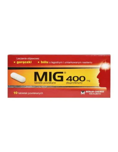 Mig 400 mg 10 tabl.