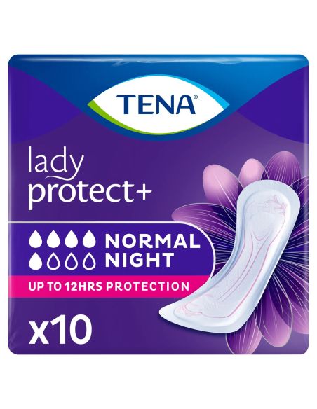 Tena Lady, podpaski urologiczne, Normal Night, 10 sztuk