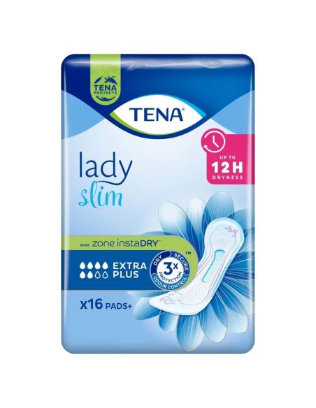 Tena Lady Slim, podpaski specjalistyczne, Extra Plus, 16 sztuk