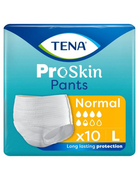 Tena Pants ProSkin Normal, majtki chłonne, rozmiar L, 100-135 cm, 10 sztuk
