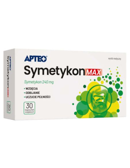 Symetykon MAX 240 mg 15 kapsułek APTEO