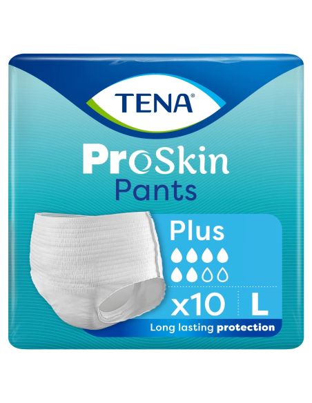 Tena Pants ProSkin Plus, majtki chłonne, rozmiar L, 100-135 cm, 10 sztuk