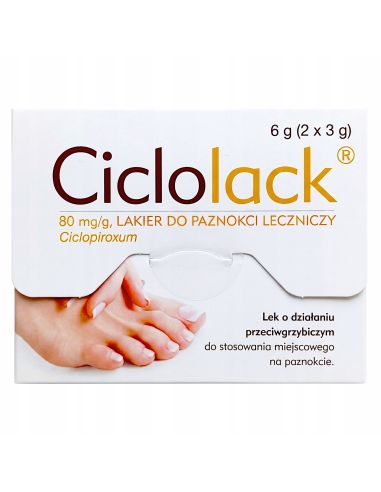 Ciclolack lakier do paznokci leczniczy 3 g 2...
