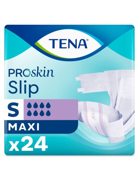 Tena Slip ProSkin Maxi, pieluchomajtki, rozmiar S, 56-85 cm, 24 sztuki