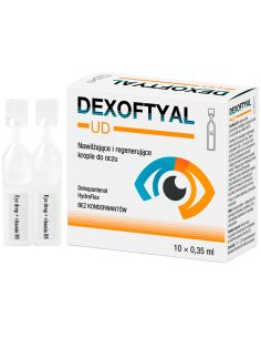 Dexoftyal UD, nawilżające i regenerujące krople do oczu,...