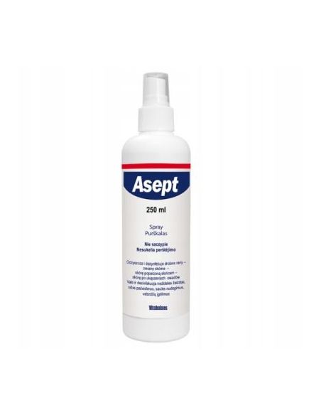 Asept Spray do dezynfekcji skóry 250 ml