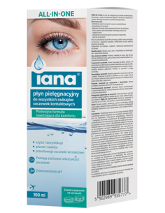 IANA All-in-One Płyn Pielęgnacyjny do Soczewek...