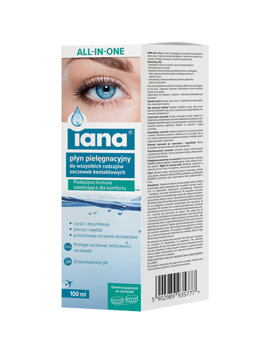 IANA All-in-One Płyn Pielęgnacyjny do Soczewek...