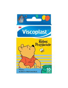 Viscoplast Kubuś i przyjaciele, plastry dla dzieci, 10 sztuk