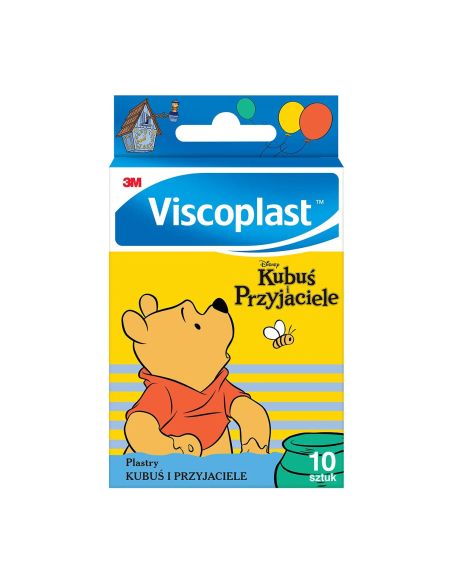 Viscoplast Kubuś i przyjaciele, plastry dla dzieci, 10 sztuk