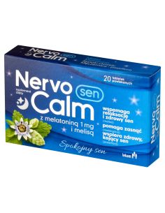 NervoCalm Sen z melatoniną i melisą 20 tabletek