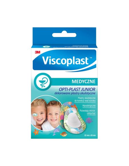 PLASTRY OPTI-PLAST JUNIOR dekorowany 10 SZTUK