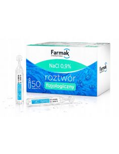 Farmak NaCl 0,9% sól fizjologiczna 50 ampułek x 5 ml