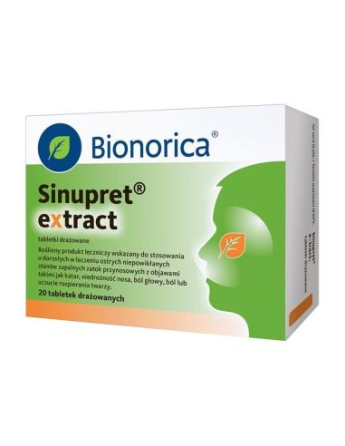 Bionorica Sinupret Extract 20 tabletek