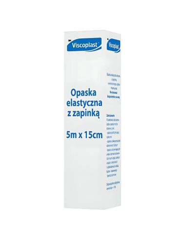 Viscoplast, opaska elastyczna z zapinką, 5 m x...