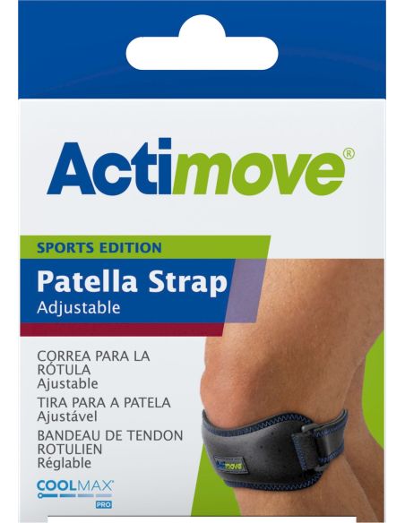 ACTIMOVE SE Opaska podrzepkowa regulowana rozm. Uniwersalny czarna 1 sztuka