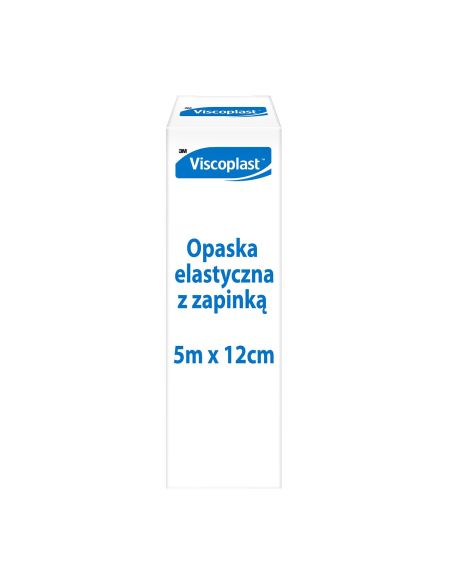 Opaska elastyczna z zapinką Viscoplast, 5 m x 12 cm, 1 sztuka