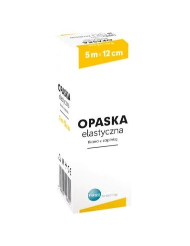 Opaska tkaninowa elastyczna z zapinką 5 m x 12...