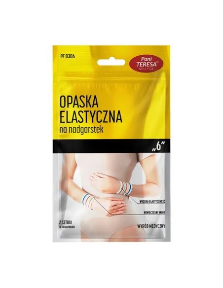 Pani Teresa Opaska na nadgarstek elastyczna krótka M 2 sztuki