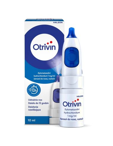 Otrivin 1 mg/ ml, aerozol do nosa, 10 ml