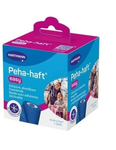 Peha-Haft Easy Bandaż samomocujący niebieski 6...