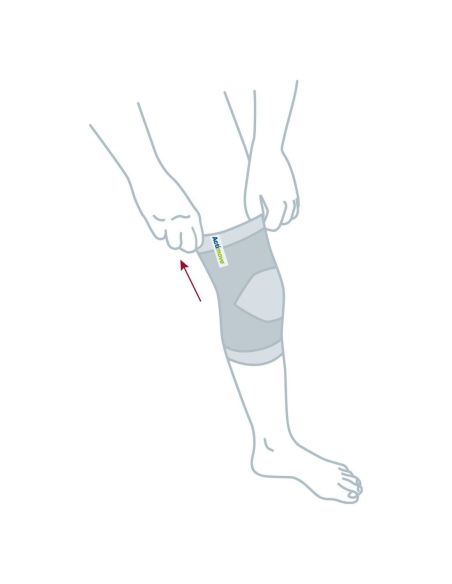 Actimove ES Knee Support, opaska stawu kolanowego z zabudowaną rzepką, rozmiar L, 1 szt.