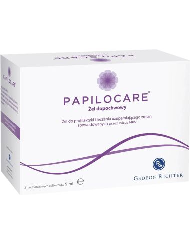 Papilocare Żel dopochwowy 21 aplikatorów x 5 ml