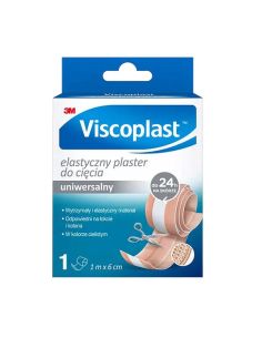 Viscoplast Elastyczny plaster do cięcia 1m x 6cm 1 sztuka