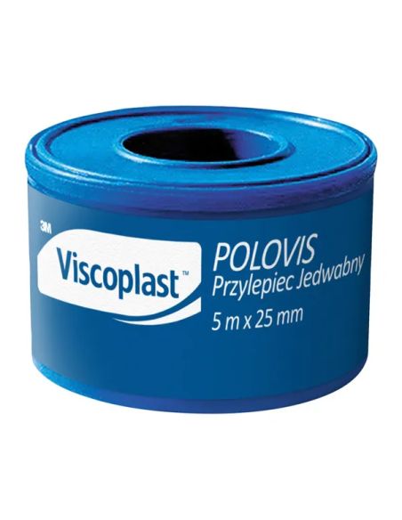 Viscoplast POLOVIS Przylepiec jedwabny, wodoodporny 5m x 25mm 1 sztuka