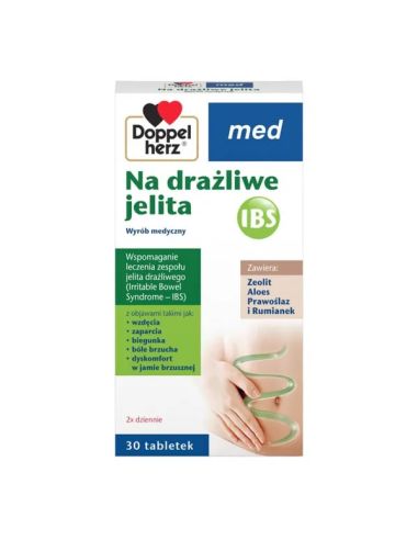 Doppelherz Med Na drażliwe jelita 30 tabletek
