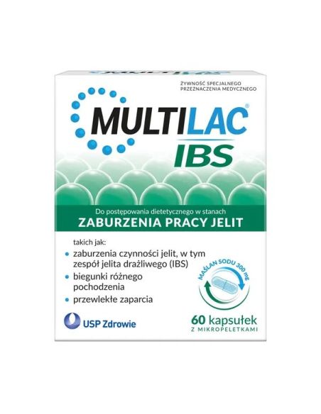 Multilac IBS maślan sodu 300 mg 60 kapsułek