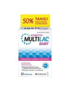 Multilac Baby krople synbiotyk 2 x 5 ml