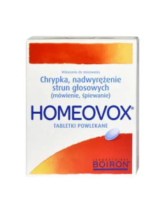 Boiron Homeovox na chrypkę 60 tabl.
