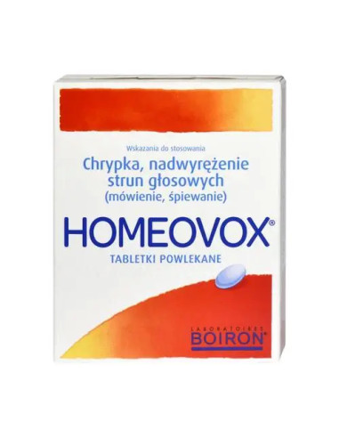 Boiron Homeovox na chrypkę 60 tabl.