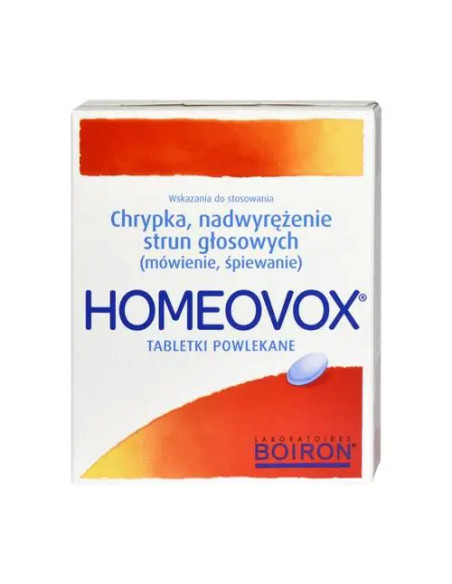 Boiron Homeovox na chrypkę 60 tabl.